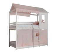 Techo para litera montessori algodón rosa 90x196cm