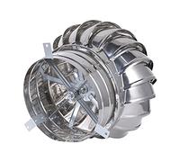 techo Ventilaciones, acero inoxidable 304, no requiere montaje, antilluvia, chimenea sombreretes de chimenea, Rotat sombrerete de chimenea, para chimenea cocina baño Garage, Promotes circulación de