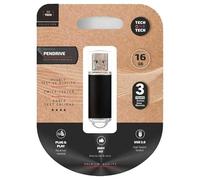 Tech One Tech Pendrive Basic TEC3006-16 16 GB USB 2.0 Negro