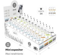 Techonetech basik expositor de cargadores y cables - incluye 30 cables