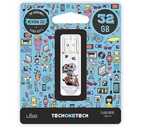 Pendrive 32GB Tech One Tech Calavera Moto USB 2.0