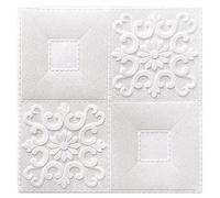 Techos Decorativos Sin Pegamento,Baldosas De Techo PVC Autoadhesivas,Paneles Suspendidos, Azulejos,Flexibles Y Resistentes A Grietas,Para Residencial/Baño/Cocina(Style a,20-pcs 35 * 35cm)