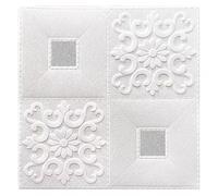 Techos Decorativos Sin Pegamento,Baldosas De Techo PVC Autoadhesivas,Paneles Suspendidos, Azulejos,Flexibles Y Resistentes A Grietas,Para Residencial/Baño/Cocina(Style C,50-pcs 35 * 35cm)
