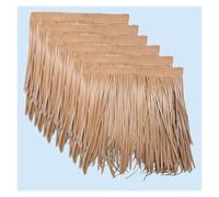 Techos Paja Artificial Techo Paja Mexicana Rollos Techo Paja Sintética Que no Requieren Mantenimiento para Cabañas Tiki Cenadores Y Sombrillas WXQTM(16PCS)