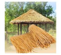 Techos Paja Techo Palma Tropical Artificial Rollos Paja Palma Hierba para Cabañas Tiki Fácil Instalación para Complejos Turísticos Cabañas y Bares WXQTM