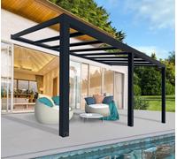 Techos para terrazas de aluminio Stockholm Palram - Canopia 3,4 x 5,9 m gris