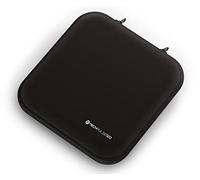 techPulse120 Funda rígida para discos duros de DVD, Blu-ray y discos duros, color negro