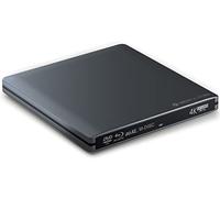 techPulse120 Grabadora de BLU-Ray USB 3.0, versión 3 Aluminium Gris aluminio / antracita