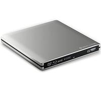 techPulse120 Unidad Externa UHD 4k 3D M-Disco BDXL USB 3.0 y USB-C Quemador de BLU-Ray Quemador de BLU-Ray Superdrive Slim BD DVD CD Ultra para computadora portátil Ultrabook Windows MacOS Apple iMac