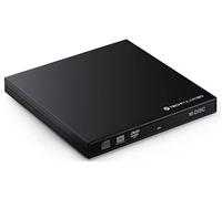 techPulse120 USB 3.0 & Type-C M-Disc Grabadora de DVD CD Externa Grabadora de CD Grabadora DVDRW CDRW Burner SuperDrive Portátil Slim Drive Unidad Portátil Portátil Ultrabook Windows MacOS Apple iMac