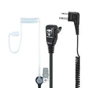 TechSide Auricular compatible para Motorola DP1400 CP040 GP300 GP88 Walkie Talkie Radio, G Shape, Auricular con Micrófono y PTT para la Protección del Cuerpo (1 Unidad)