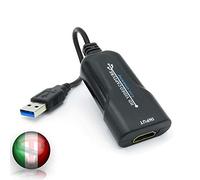 TechSide Tarjeta de Captura de vídeo HDMI a USB 3.0 | 2024 Windows 11 MacOs Catalina Android Linux | 1080p 60 Fps para cámara de transmisión de cámara de acción DSLR