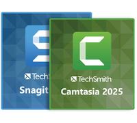 TechSmith Camtasia 2025 + Snagit 2025 Bundle Renewal Gobierno (GOV) Renovación 3 Años 5 - 9 User