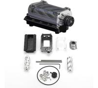 TechSpieler Modelo 1:10 de compresor, MAD RC CNC Dynamic Visual Mechanical Booster con piezas de metal móviles, montaje DIY, adaptado al modelo MAD V8 Mini motor (versión Kit)