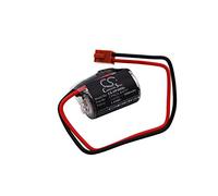 TECHTEK Batería 1000mAh Compatible con [Omron] CJ1, CJ1G, CJ1H, CPM2A, CQM1H, NS7 sustituye CPM2A-BAT01 FBA