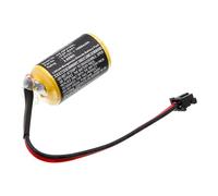 TECHTEK Batería 1000mAh Compatible con [Omron] SGDH Amplifier, SGDH ServoRack, Sigma 2, Sigma 2 Absolute Encoder, II, II/V Servo Driver sustituye JZSP-BA01, JZSP-BA01-1