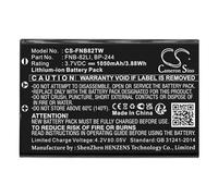 TECHTEK Batería 1050mAh Compatible con [Dynascan] AD-09, para [Maas] AHT-7, para [IWATSU] DC-PS8, para [Vertex Standard] FT-2E, VX-2, VX-2R, VX-3, VX-3R, para [Icom] IC-RX7, para [Intek] KT-950EE, L