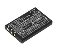 TECHTEK Batería 1050mAh Compatible con [Lumicron] para 4013, para DV-5, para ee-pack-33, para LDC-4013, para LDC-4230, para LDC-626Z3, para LDC-825z3, para LDC-828z3, para [Aito] para A-23002, para