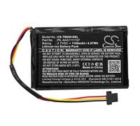 TECHTEK Batería 1100mAh Compatible con [Tomtom] 4FA60, Go 610, Go 620, Essential, Navigator 6 sustituye AHA1111107, P6