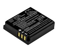 TECHTEK Batería 1150mAh Compatible con [Leica] C-LUX1, D-Lux 4, D-LUX2, D-LUX3, para [Ricoh] Caplio G600, Caplio G700, GR Digital, GR Digital II, GX100, GX200, R3, R30, R4, R40, R5, DX-1G, DX-2G, G7