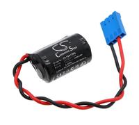 TECHTEK Batería 1200mAh Compatible con [Schneider] NUM 1020, NUM 1040, 1060, TSX17, TSX17 Micro, TSX17-10, TSX17-20 sustituye LS14250-TSX, TSX17-ACC1