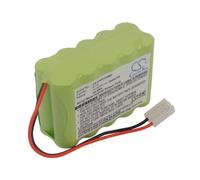 TECHTEK Batería 2000mAh Compatible con [Cardiette] Cardioline ECG Recorder AR1200, Cardioline ECG Recorder AR1200 View FC1400, AR1200ADV, para [CardioRapid] K360 sustituye 110176, 120176, 6113, 8888