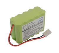 TECHTEK Batería 2000mAh Compatible con [Cardiette] Cardioline ECG Recorder AR1200, Cardioline ECG Recorder AR1200 View FC1400, AR1200ADV, para [CardioRapid] K360 sustituye FBA