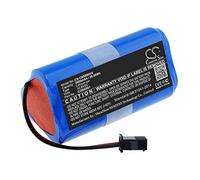 TECHTEK Batería 2600mAh Compatible con [CECOTEC] Conga 750, Conga 890 Slim, Slim, 890, Wet, Wet, para [Sencor] SRV 3150OR, SRV 3160TQ, 45 FBA