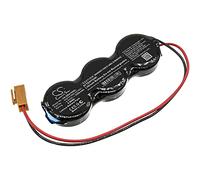 TECHTEK Batería 3300mAh Compatible con [Emerson] CMU310, CPU310, para [GE] Fanuc RX3i, Fanuc RX7i, FANUCIC698CPE010 Cap Systems, IC698ACC701, IC698ACC701A, IC698ACC701B, IC698ACC701C, IC698CPE020 Ca