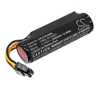 TECHTEK Batería 3400mAh Compatible con [Castles] Vega 3000, Vega 3000P, para [Valor] VL110, para [Dejavoo] Z8, Z9 Black, Z9 v4 sustituye 40100023, B16, V3M2