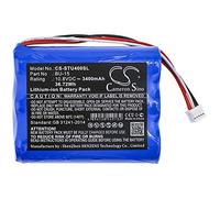 TECHTEK Batería 3400mAh Compatible con [Sumitomo] T-400S, T400S sustituye BU-15