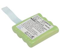 TECHTEK Batería 700mAh Compatible con [Alan] 441, 443, 5006, para [Midland] 456R, G6, G8, G8 BT, M24, M24 Plus, S, M48, M48 Plus, S, M99, M99 PMR446, SM400, para [Reer] 5005, FBA
