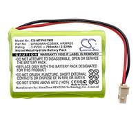 TECHTEK Batería 700mAh Compatible con [Fisher-Price] J2457, J2458, M6163, TEL10160, para [Motorola] MBP33S, MBP33SPU, MBP33XL, MBP33XLPU, MBP36PU, MBP36S, MBP36SPU, MBP481, MBP482, MBP483, MBP483 FB