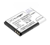 TECHTEK Batería 900mAh Compatible con [Rollei] 10050, 10051, 10052, 10053, Sportsline 60, Sportsline 80, para [Nokia] 2610, 3220, 3230, 5070, 5140, 5140i, 5200, 5300, 5300 XpressMusic, 5320 XpressMu