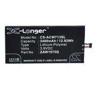 Techtek Batería CS-ACW713SL Compatible con A1-713, A1-713HD, Iconia Tab 7 Sustituye Acer Aprilia, ZAW1975Q, ZAW1975Q 1/ICP3/61/127, ZWA1975Q