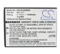 Techtek Batería CS-ACZ400SL Compatible con Liquid Z4, Z140, Z160 Sustituye Acer BAT-611, KT.0010B.006