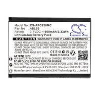 Techtek Batería CS-AFC820MC Compatible con DC8200, DC9200, Realishot DC8200, Realishot DC9200 Sustituye AgfaPhoto ABL5B