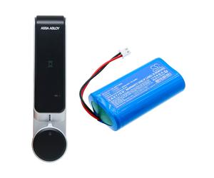 Techtek Batería CS-AST130SL Compatible con MUL-T-LOCK Sustituye Assa Abloy 130080, 81130080