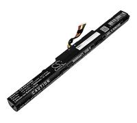 Techtek Batería CS-AUL553NB Compatible con GL553VD, GL553VD-1A, GL553VD-1B, GL553VD-2B, GL553VD-2D, GL553VD-FY072T, GL553VD-FY124T, GL553VE-1B,