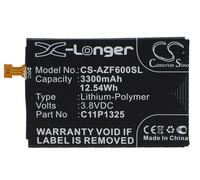Techtek Batería CS-AZF600SL Compatible con A600, A600CG, T00G, Z6, ZenFone 6 Sustituye Asus C11P1325
