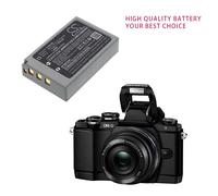 Techtek Batería CS-BLS5 Compatible con E-PC2, E-PL5, E-PL6, E-PL7, E-PL8, E-PM2, OM-D E-M10, PEN E-P3, PEN E-PL2, PEN E-PL3, PEN E-PL5, PEN