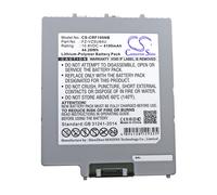 Techtek Batería CS-CRF100NB Compatible con CS35 Controller, FZ-G1A, FZ-G1B, FZ-G1C, FZ-G1F, FZ-G1J, FZ-G1K, FZ-G1L, FZ-G1M, FZ-G1N, FZ-G1R, iCON