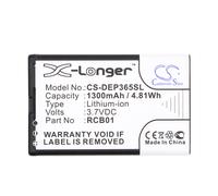Techtek Batería CS-DEP365SL Compatible con C200, Duos, Primo 365 Sustituye Doro RCB01