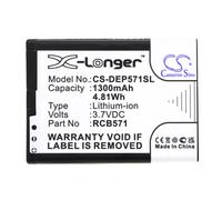 Techtek Batería CS-DEP571SL Compatible con A430, A600, A610, A620, A680, Amico Ci Sento, Amico Chic, Amico Sicuro, DS120, ELEGANT 1, HALO 11,