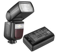 Techtek Batería CS-DGX860SL Compatible con V860III Sustituye GODOX VB26A, VB26B