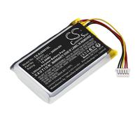 Techtek Batería CS-DJX001SL Compatible con ASB01, MIC wireless microphone Charging Case Sustituye DJI BSX01, BSX01-2600-3.87