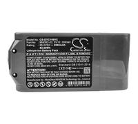 Techtek Batería CS-DYC100VX Compatible con Cyclone V10, V10, V10 Absolute, V10 Animal, V10 Cyclone series, V10 Total Clean Sustituye Dyson