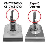 Techtek Batería CS-DYC800VX Compatible con V8, V8 Absolute, V8 Absolute Cord-Free, V8 Animal, V8 Animal Exclusive, V8 Fluffy, V8 range Sustituye