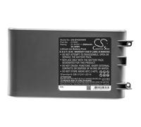 Techtek Batería CS-DYC810VX Compatible con V8, V8 Absolute, V8 Absolute Cord-Free, V8 Animal, V8 Animal Exclusive, V8 Fluffy, V8 range Sustituye