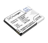 Techtek Batería CS-EAF220SL Compatible con Ergophone 6060, F220, FLIP basic, FLIPbasic Sustituye Emporia AK-F220, Tiptel SD474050A